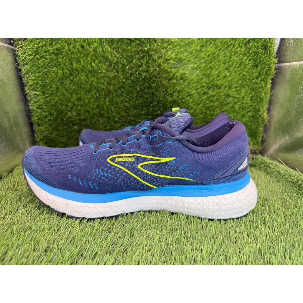 Brooks Glycerin 19 1103561D443 Athletic Sneaker Men's 11D Blue Mesh Gym Training